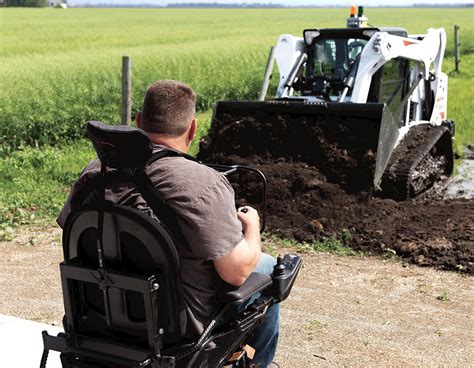 skid steer for paraplegic|RC loader helps a quadriplegic man return to work.